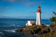Sheringham Lighthouse on Vancouver Island British Columbia Canada on a beautiful spring morning. Wall Mural