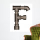 Pipe Alphabet Letter Wall Decal Design 5