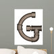Pipe Alphabet Letter Wall Decal Design 4
