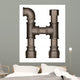 Pipe Alphabet Letter Wall Decal Design 3