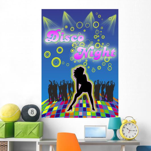 Affiche Soire Disco Wall Mural