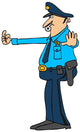 Traffic Cop Wall Decal