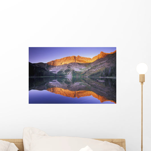 Mountain Sunset Kootenays British Wall Decal Design 2