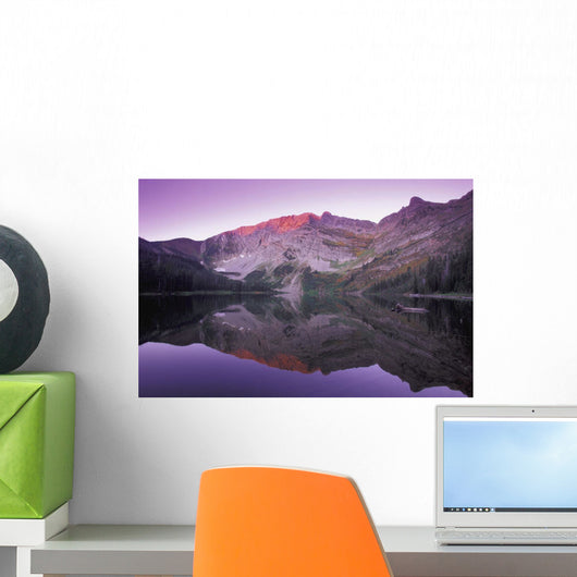 Mountain Sunset Kootenays British Wall Decal Design 1