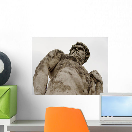 Zeus Statue Wall Decal