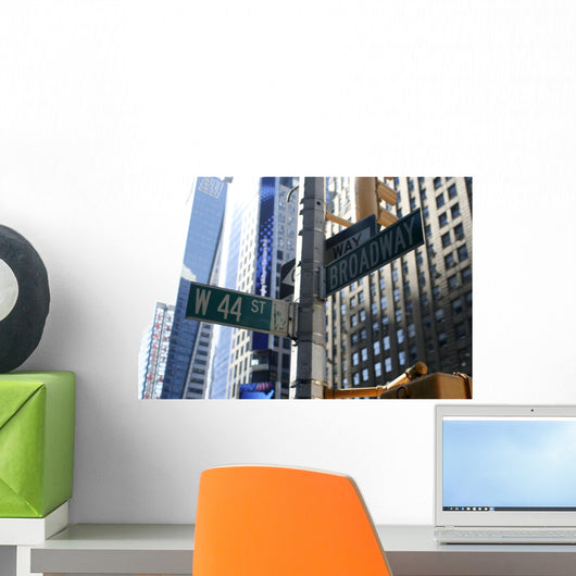 Cross Between 44th Street and Broadway Wall Mural