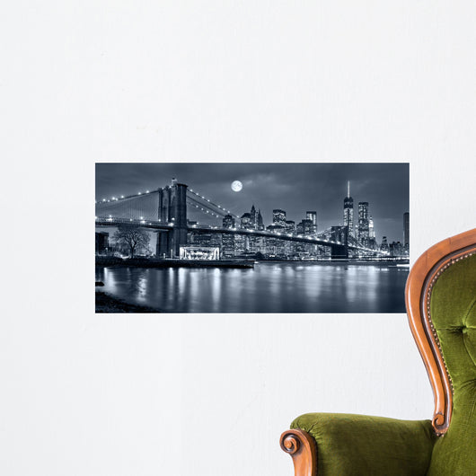 Night New York City Wall Mural
