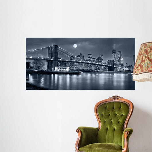 Night New York City Wall Mural