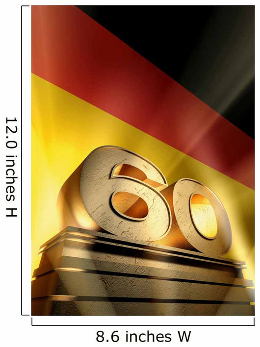 Germany 60 Birthday Monument Wall Mural