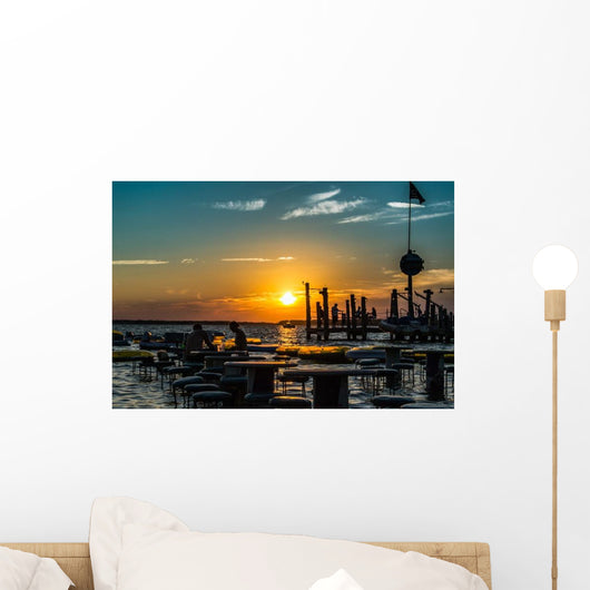 Sunset Beach Wall Decal