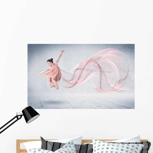 Abstract Ballet Performance Artist Wall Decal