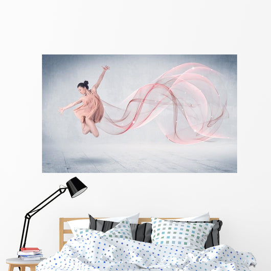 Abstract Ballet Performance Artist Wall Decal