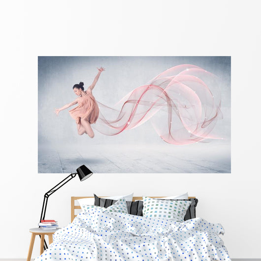 Abstract Ballet Performance Artist Wall Decal