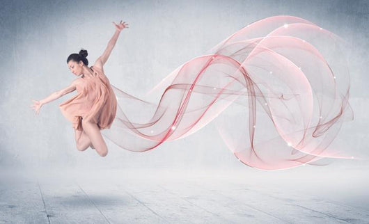 Abstract Ballet Performance Artist Wall Decal