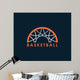 Basketball logo Wall Mural