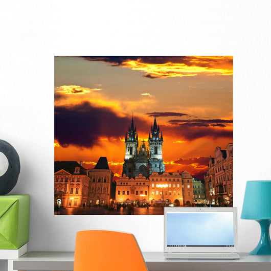 The Old Town Square in Prague City Wall Mural