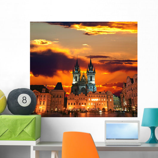 The Old Town Square in Prague City Wall Mural