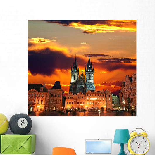 The Old Town Square in Prague City Wall Mural