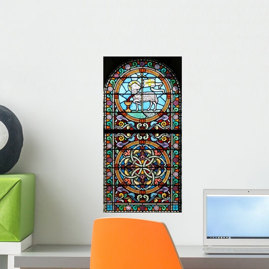 Sacrificial Lamb Window Wall Decal