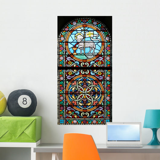 Sacrificial Lamb Window Wall Decal