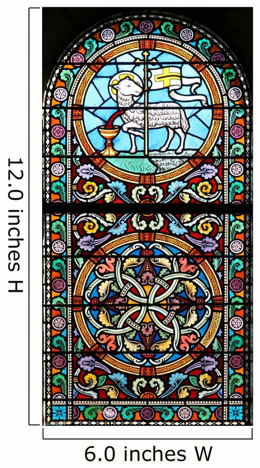Sacrificial Lamb Window Wall Decal