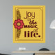 message in calligraphy design Wall Mural