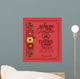 message in calligraphy design Wall Mural