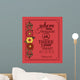 message in calligraphy design Wall Mural