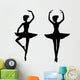 2 ballet dancers Wall Decal