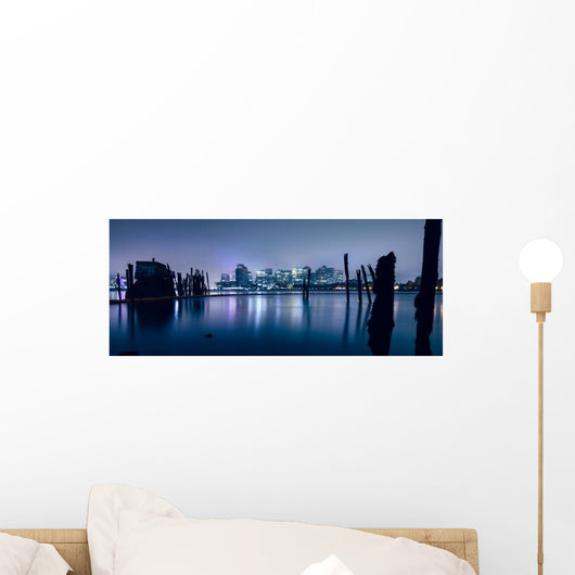 Boston under Fog Wall Decal