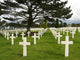 Crosses at American Cemetery in Normandy Wall Mural