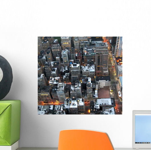 New York City Buildings Wall Decal
