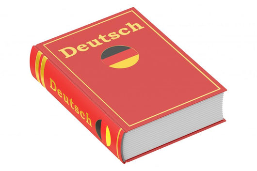 German Language Textbook 3D Wall Decal