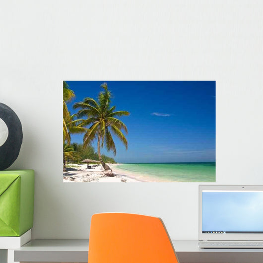 Tropical Beach Wall Decal Design 2