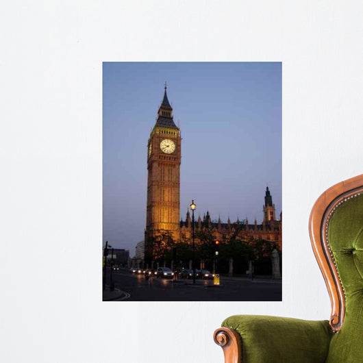 Big Ben by Night Wall Mural