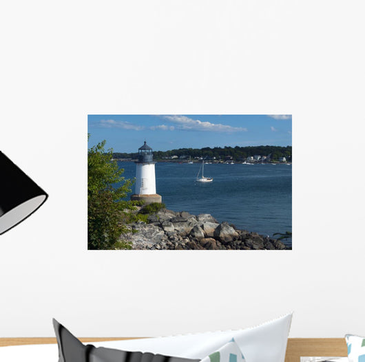 Salem Harbor Lighthouse Fort Wall Decal