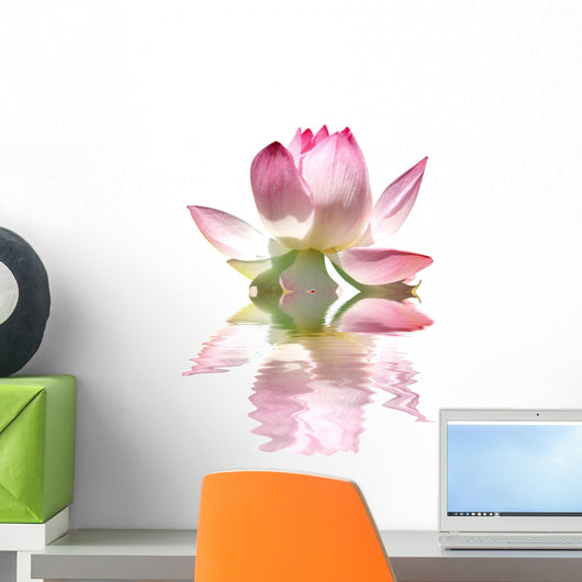 Pink Lotus Flower Wall Decal