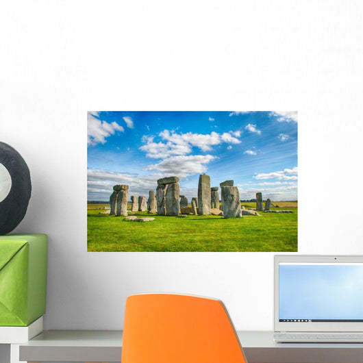 Stonehenge with Blue Sky Wall Decal