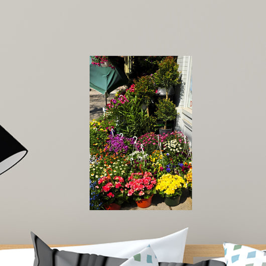 Flower Baskets for Sale Wall Mural