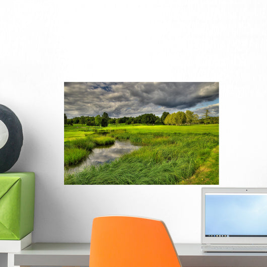 High dynamic range image of the Ronneby golf course in Sweden Wall Mural