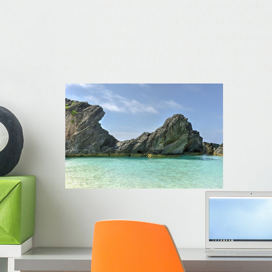Horseshoe Bay Cove - Bermuda Wall Mural