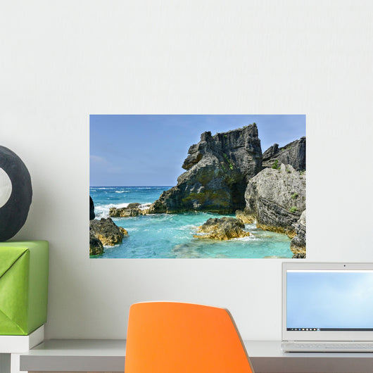 Horseshoe Bay Cove - Bermuda Wall Mural