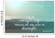 Inspirational verse from the bible on a blurred background Wall Mural