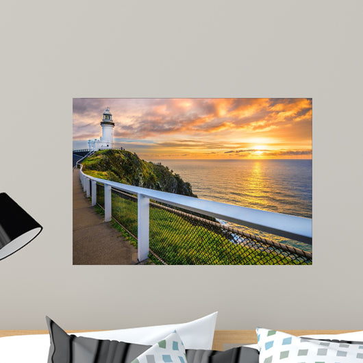 Sunrise at Cape Byron. Horizontal Frame. Wall Mural
