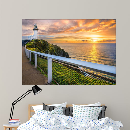 Sunrise at Cape Byron. Horizontal Frame. Wall Mural