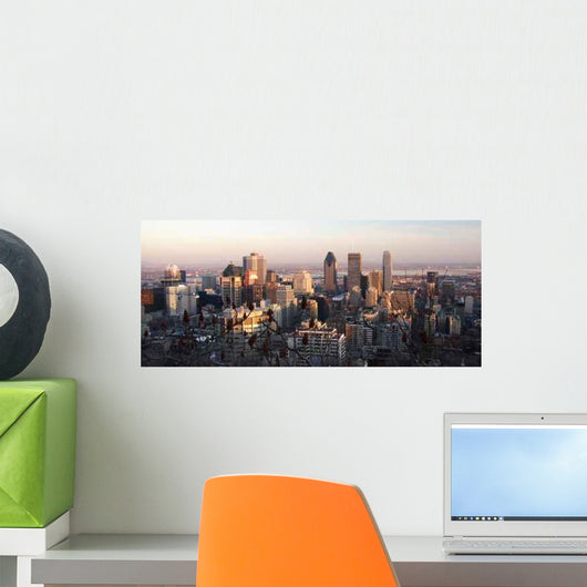 Montreal Skyline Wall Decal