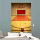 a basketball in field Wall Mural