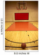 a basketball in field Wall Mural