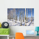Frozen Birch Alley Winter Wall Decal Design 1