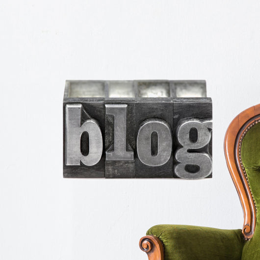 Letterpress Blog Wall Decal